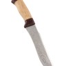 Разделочный нож "Клык" (сталь ЭИ-107) в ножнах и сумке, Златоуст