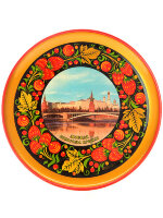 Тарелка-панно "Москва. Панорама Кремля" 150*15