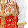 Русский народный костюм детский атласный комплект  "Люкс" сарафан и блузка возраст 8-12 лет