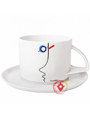 Чайная чашка с блюдцем форма Баланс рисунок Стенберг ИФЗ