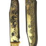 Нож Златоуст сувенирный "Тайга" в кожаных ножнах
